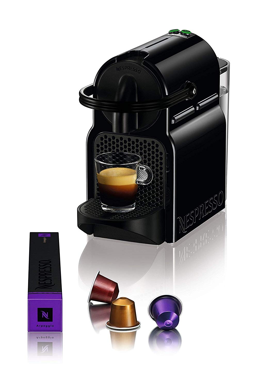 Nespresso Inissia Capsule Espresso Machine with Aeroccino